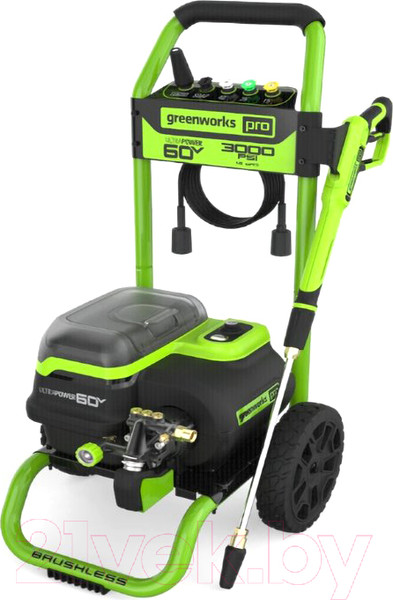 Изображение товара Мойка высокого давления Greenworks 60В VT (5106207)