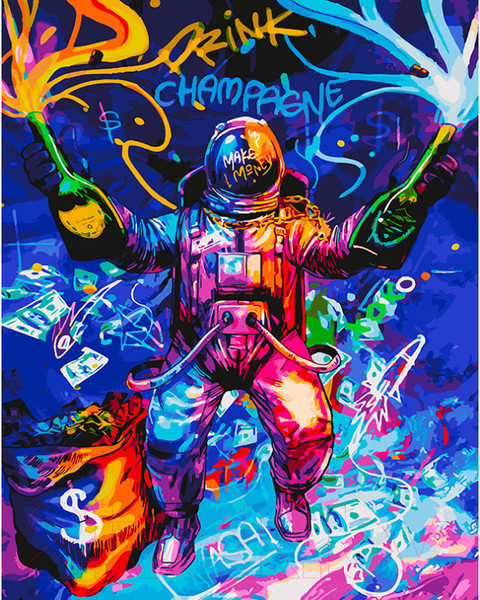 Изображение товара Картина по номерам БЕЛОСНЕЖКА Космический праздник / 295-AB