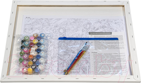 Изображение товара Картина по номерам БЕЛОСНЕЖКА Космический праздник / 295-AB