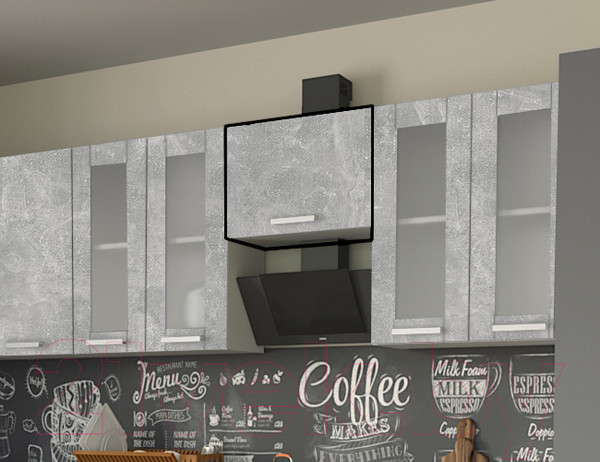 Изображение товара Шкаф под вытяжку Интерлиния Компо ВШГ 50-360 (бетон)