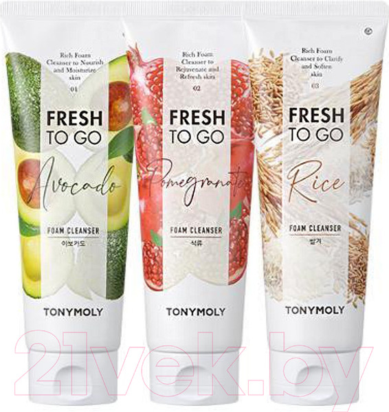 Изображение товара Пенка для умывания Tony Moly Fresh To Go Pomegranate Foam Cleanser (170мл)