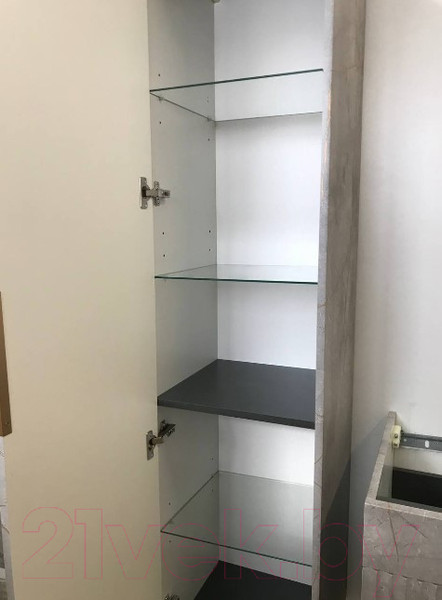 Изображение товара Шкаф-пенал для ванной Garda 09.22н.400.PVC (золотой мрамор)