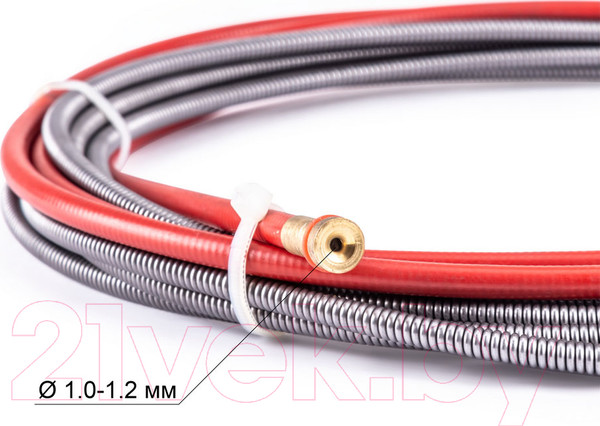 Изображение товара Канал для сварочной проволоки FoxWeld RF-26 Varteg / 6271 (красный, 5м)