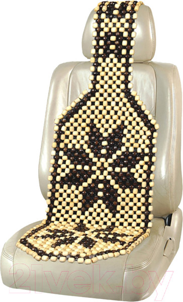 Изображение товара Накидка на автомобильное сиденье Skyway Massage 06 / S01305005 (дерево светлое/темный рисунок)