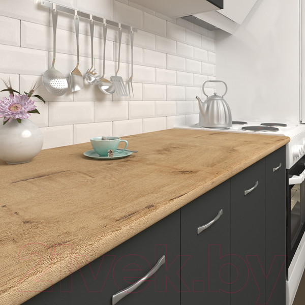 Изображение товара Кухонный гарнитур Mio Tesoro Экстра-лайт 2.2 (антрацит/дуб бунратти)