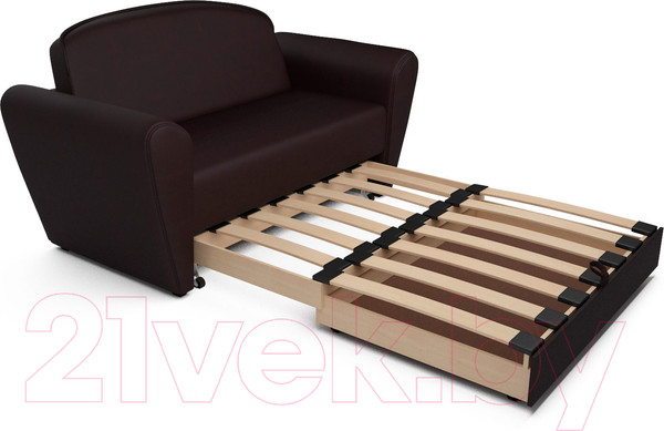 Изображение товара Диван Mebel-Ars Квартет (экокожа шоколад)