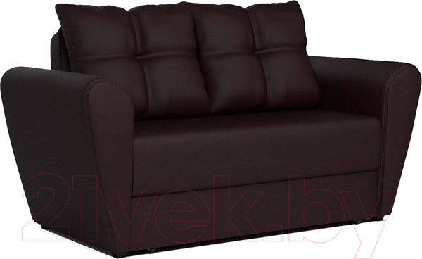 Изображение товара Диван Mebel-Ars Квартет (экокожа шоколад)