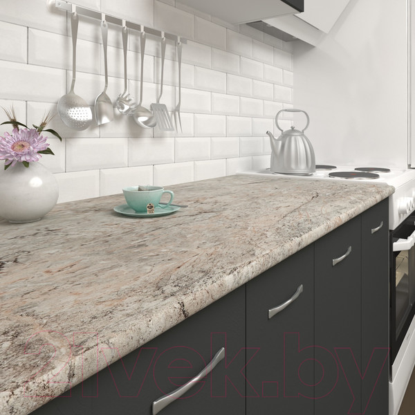 Изображение товара Кухонный гарнитур Mio Tesoro Экстра-лайт 2.2 (антрацит/марсель)