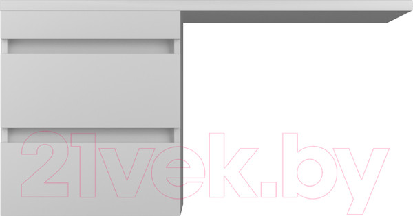 Изображение товара Тумба под умывальник Style Line Оптима 50 2 ящика Plus (подвесная)