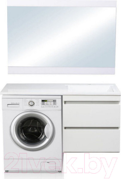 Изображение товара Тумба под умывальник Style Line Оптима 50 2 ящика Plus (подвесная)