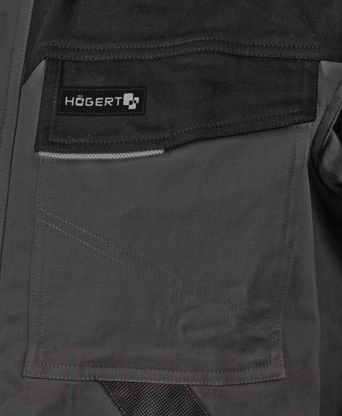 Изображение товара Куртка рабочая Hoegert Edgar HT5K284-2-XL (серый)