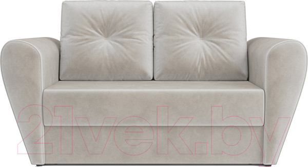 Изображение товара Диван Mebel-Ars Квартет (бархат бежевый Star Velvet 6 Light Beige)