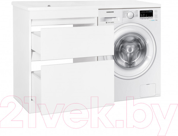 Изображение товара Тумба под умывальник Style Line Оптима 60 2 ящика Plus (напольная)