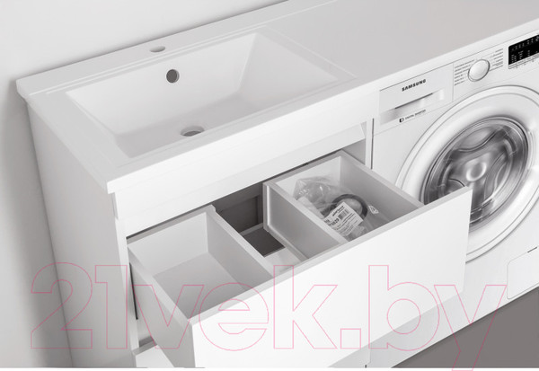 Изображение товара Тумба под умывальник Style Line Оптима 60 2 ящика Plus (напольная)