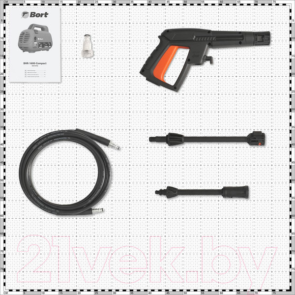 Изображение товара Мойка высокого давления Bort BHR-1600-Compact (93415742)