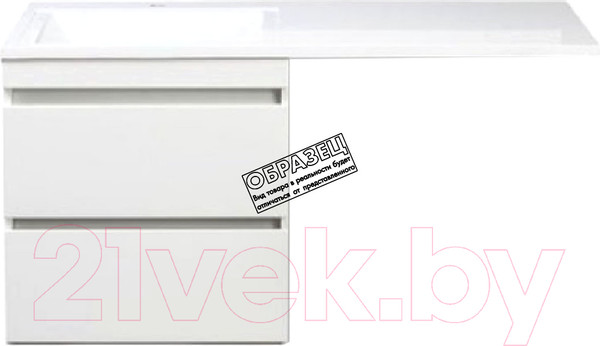 Изображение товара Тумба под умывальник Style Line Оптима 60 2 ящика Люкс Plus (подвесная)