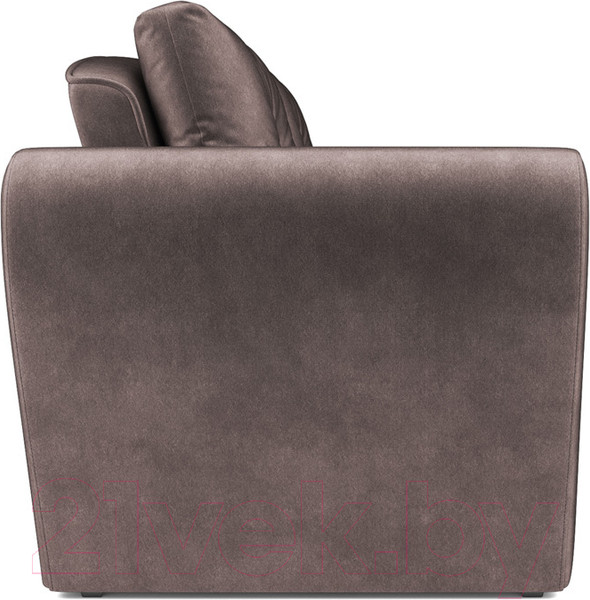 Изображение товара Диван Mebel-Ars Квартет (бархат серо-шоколадный Star Velvet 60 Cofee)