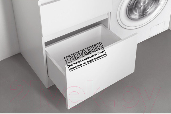 Изображение товара Тумба под умывальник Style Line Оптима 40 2 ящика Люкс Plus (напольная)