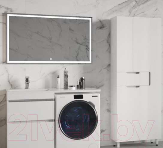 Изображение товара Тумба под умывальник Style Line Оптима 60 2 ящика Люкс Plus (напольная)