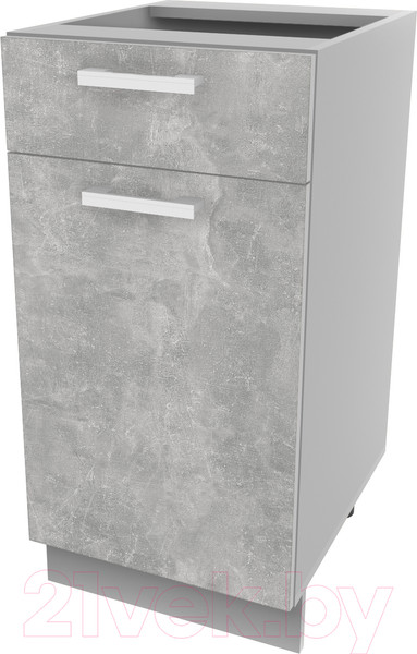 Изображение товара Шкаф-стол кухонный Интерлиния Компо НШ40рш1 (бетон)