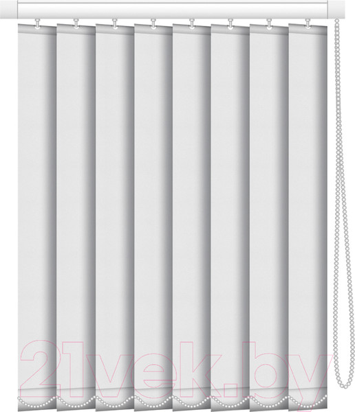 Изображение товара Жалюзи вертикальные АС МАРТ Плейн блэкаут 2501 140x180 (белый)