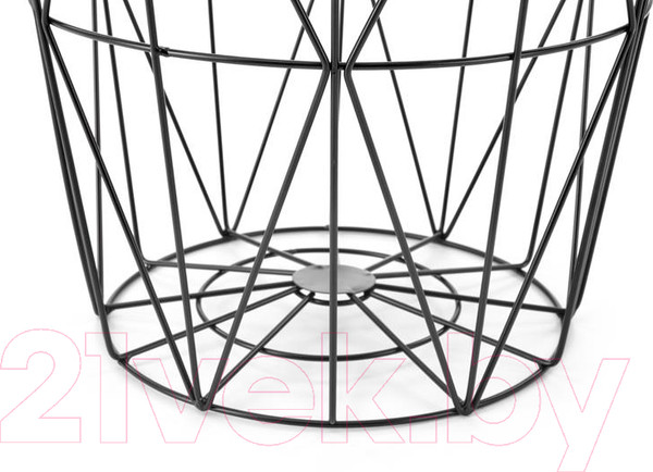 Изображение товара Журнальный столик Halmar Harissa B / V-CH-HARISSA_B-LAW-CZARNY (черный/черный мрамор)