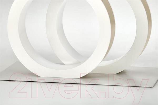 Изображение товара Обеденный стол Halmar Galardo 160-200x90x76 (белый/золото)
