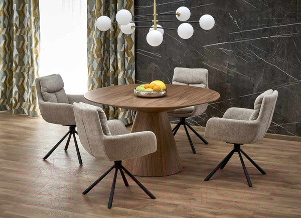 Изображение товара Обеденный стол Halmar Henderson 136x78 (ореховый)