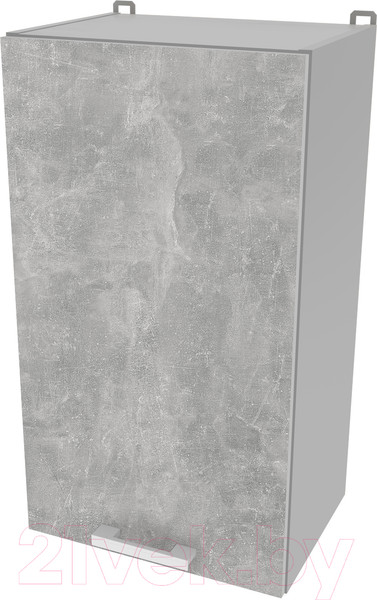 Изображение товара Шкаф навесной для кухни Интерлиния Компо ВШ45-720-1дв (бетон)