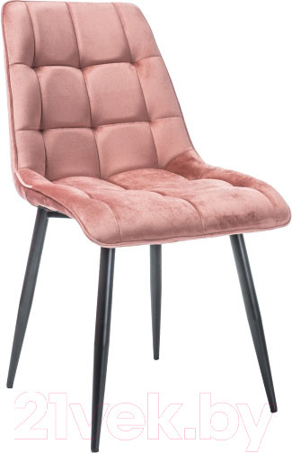 Изображение товара Стул Signal Chic Velvet (Bluvel 52 античный розовый/черный)