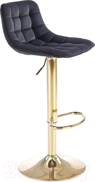 Изображение товара Стул барный Halmar H120 / V-CH-H/120-CZARNY (черный/золото)