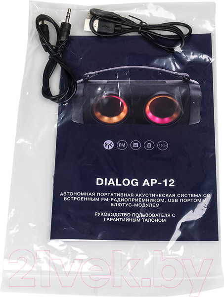 Изображение товара Портативная колонка Dialog Progressive AP-12