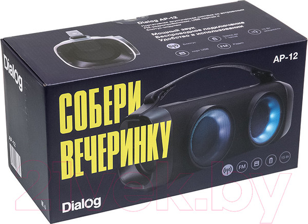 Изображение товара Портативная колонка Dialog Progressive AP-12