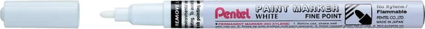 Изображение товара Маркер перманентный Pentel Paint Marker / MSP10-W (белый)