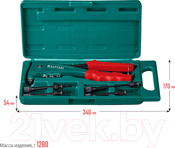 Изображение товара Ручной заклепочник Kraftool 31180