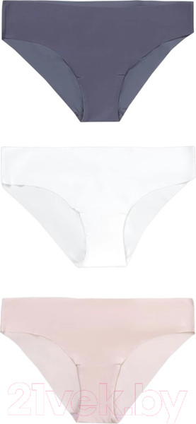 Изображение товара Комплект женских трусов Mark Formelle 412322-3 (р.94, сумрачно белый)