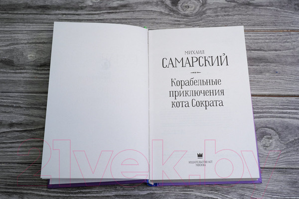 Изображение товара Книга АСТ Корабельные приключения кота Сократа (Самарский М.А.)