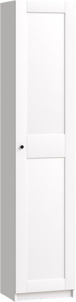 Изображение товара Шкаф-пенал Mio Tesoro Макс 1 дверь 2.06.01.020.1 (белый)