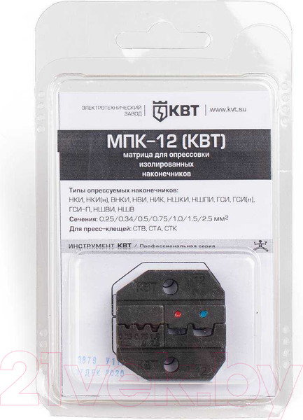 Изображение товара Матрица для опрессовки КВТ МПК-12 / 69965