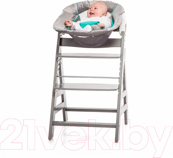 Изображение товара Детский шезлонг Hauck Alpha 2 в 1 / 66182-6 (Beige Bloom)