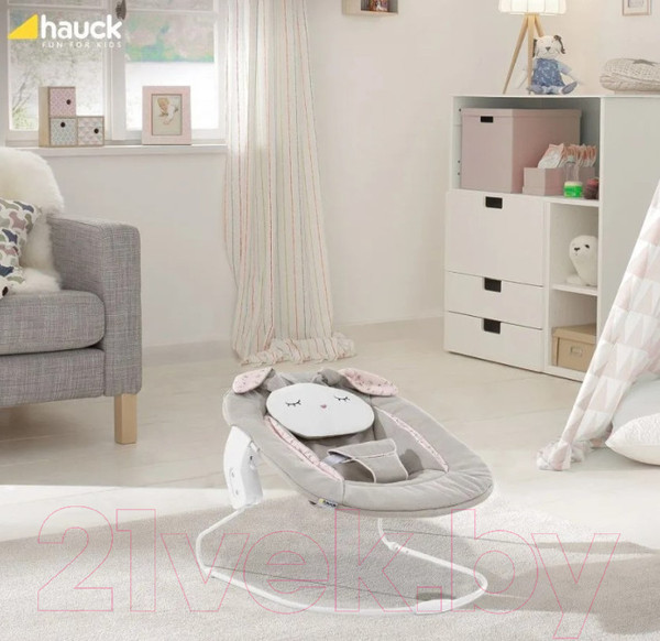 Изображение товара Детский шезлонг Hauck Alpha 2 в 1 / 66182-6 (Beige Bloom)