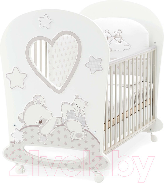 Изображение товара Детская кроватка Italbaby Sogni d'Oro / 070.1010-0235 (белый)