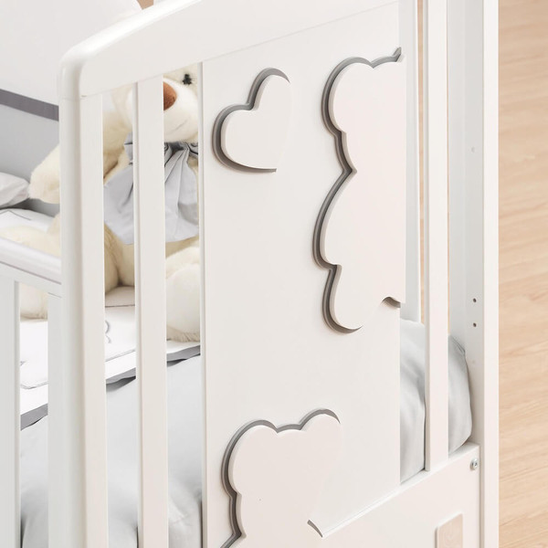 Изображение товара Детская кроватка Italbaby Tender / 070.0310 (кремовый)