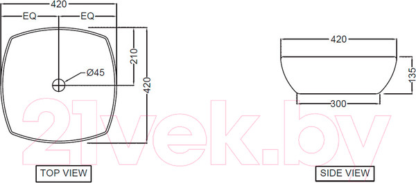 Изображение товара Умывальник Jaquar ARS-WHT-39901