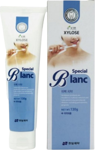 Изображение товара Зубная паста Hanil Hylose Special Blanc Отбеливающая (130г)