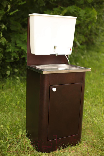 Изображение товара Умывальник для дачи Петромаш С водонагревателем ЭВБО-22 / slkptr08 (античная медь/мойка нержавейка)