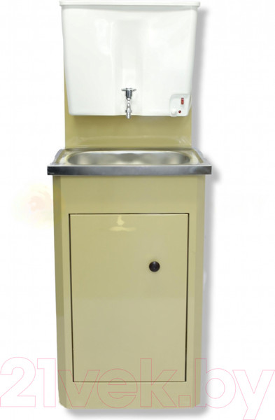 Изображение товара Умывальник для дачи Петромаш С водонагревателем ЭВБО-22 / slkptr087 (бежевый/мойка нержавейка)