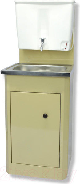 Изображение товара Умывальник для дачи Петромаш С водонагревателем ЭВБО-22 / slkptr087 (бежевый/мойка нержавейка)