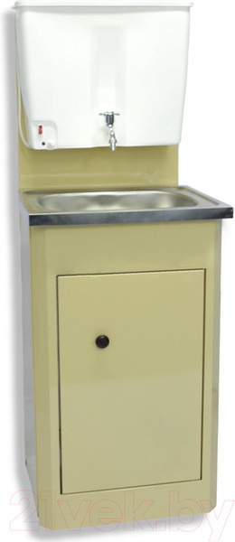 Изображение товара Умывальник для дачи Петромаш С водонагревателем ЭВБО-22 / slkptr087 (бежевый/мойка нержавейка)