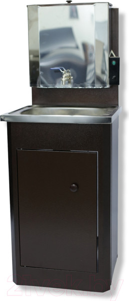 Изображение товара Умывальник для дачи Петромаш С водонагревателем ЭВБО-20Н / slkptr21 (античная медь/мойка нержавейка)